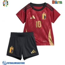 Fotballdrakt Barn Belgia Romelu Lukaku #10 Hjemmedraktsett EM 2024 Kortermet (+ Korte bukser)